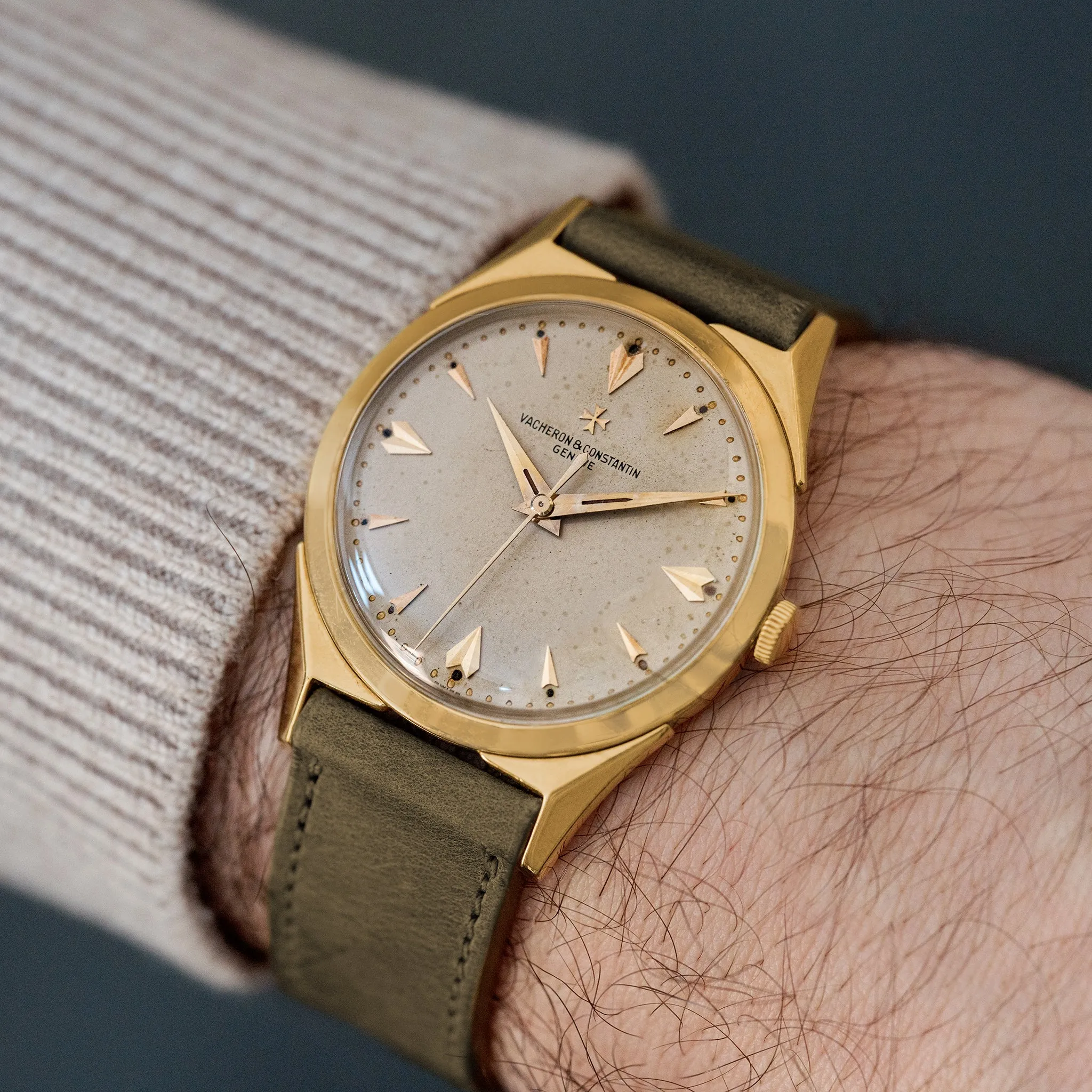 1950s Vacheron Constantin Dress Watch In 18k Yellow Gold