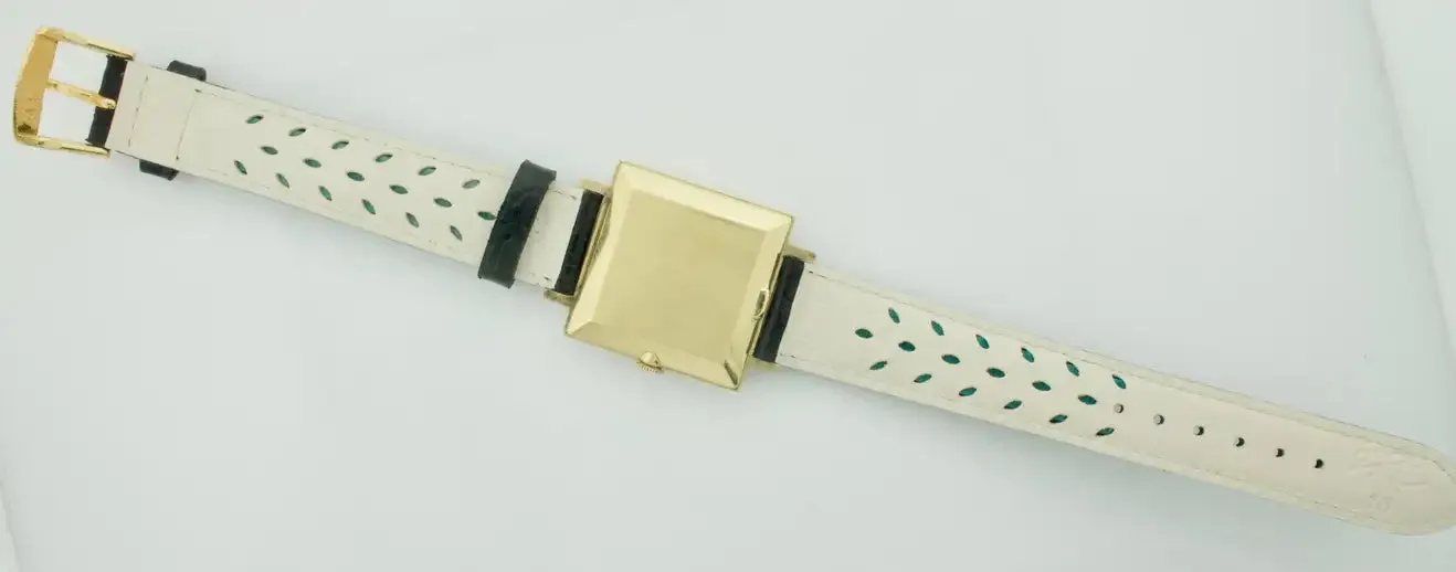 1960's Vacheron & Constantin Square Modernistic Watch in 18k Yellow Gold