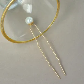 8mm Pearl U Shaped Hairpin