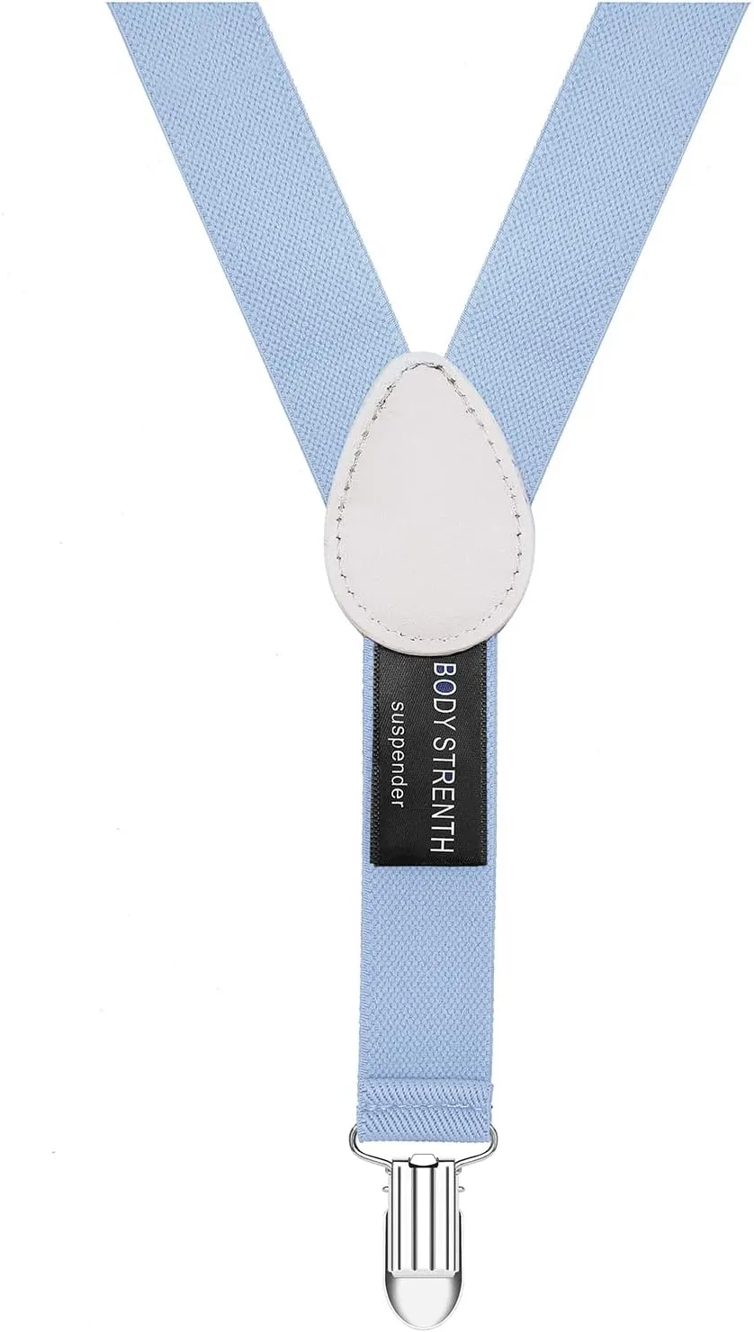 Boys' Men's Suspenders and Bow Tie Set Elastic Adjustable