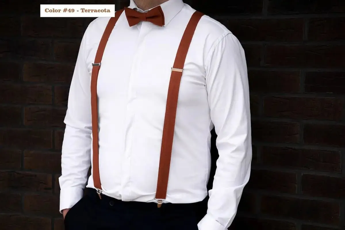 Bright Orange Bow Tie - Stylish Accessory for Men, Kids, and Halloween