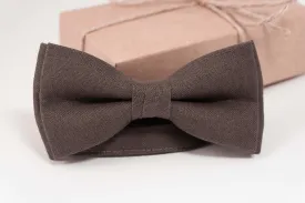 Brown bow tie for weddings | brown mens tie