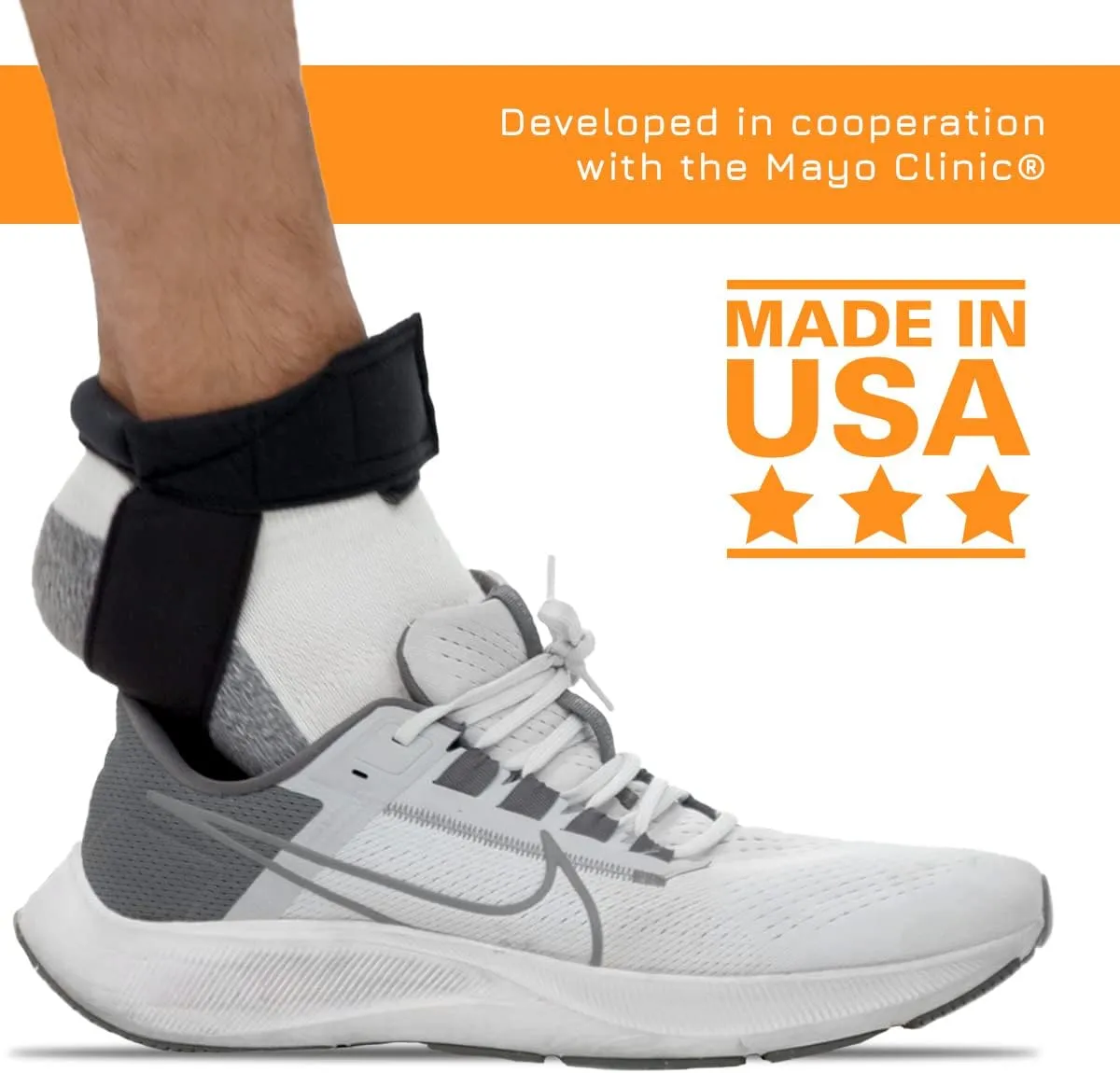 Cho-Pat Achilles Tendon Strap, Developed with Sports Medical Professionals at Mayo Clinic to Reduce Stress & Alleviate Achilles Tendonitis Pain, Small
