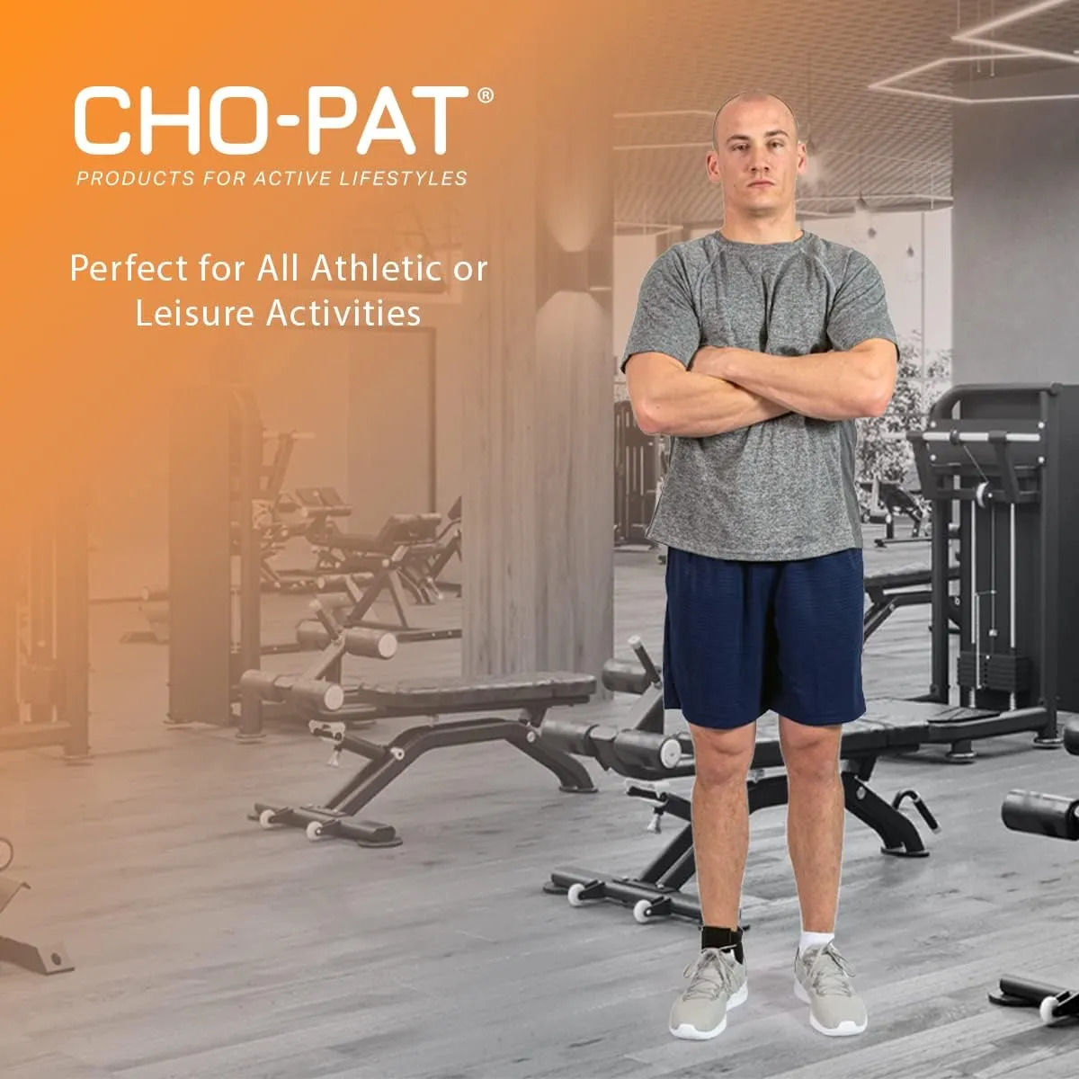 Cho-Pat Achilles Tendon Strap, Developed with Sports Medical Professionals at Mayo Clinic to Reduce Stress & Alleviate Achilles Tendonitis Pain, Small