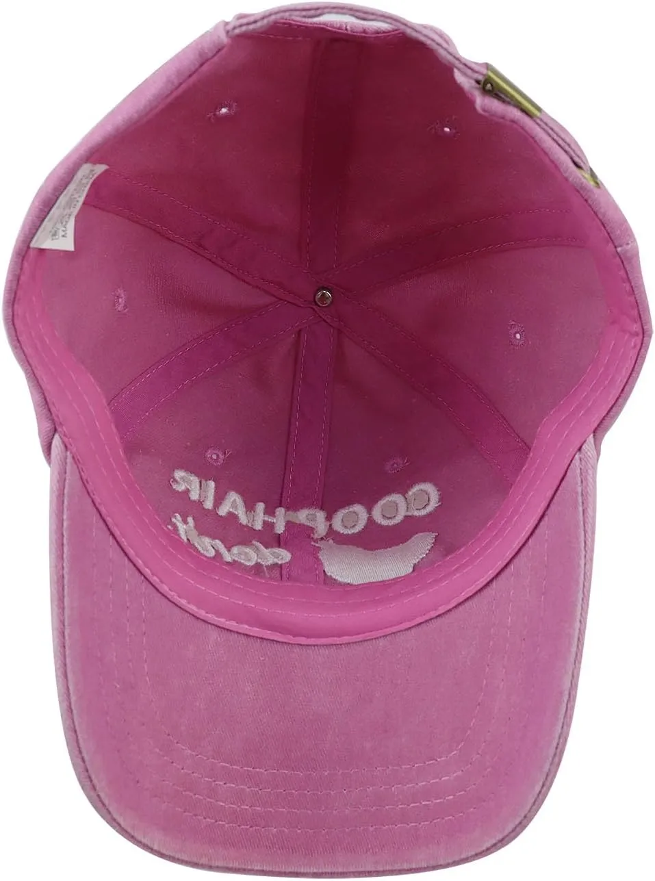 Coop Hair Don't Care Hat Hat for Men Women, Funny Adjustable Cotton Embroidered Farm Chicken Lovers Baseball Cap