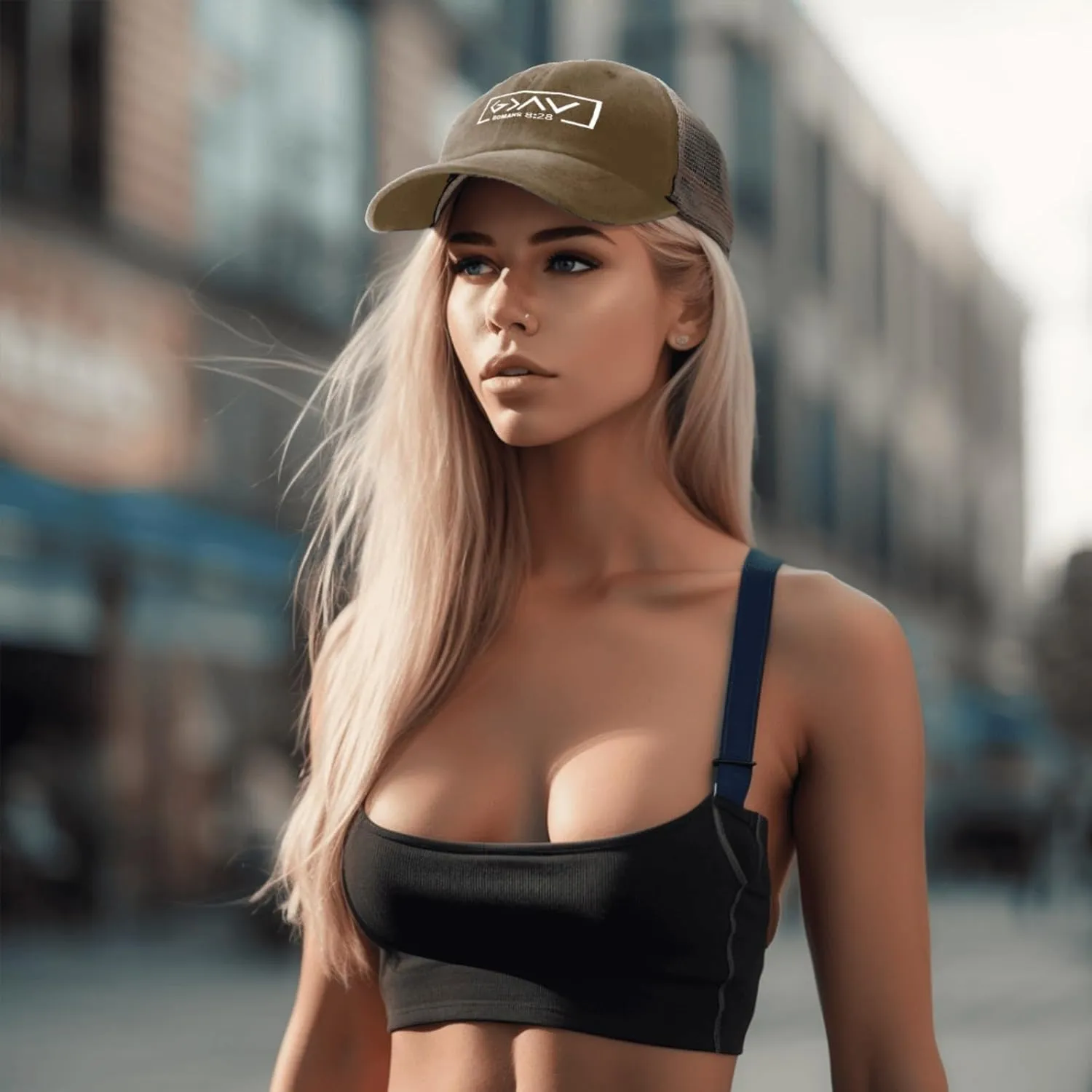 Dad Hat God is Greater Than The Highs and Lows Hat Trucker Hat Women Trendy Mesh Cap for Summer