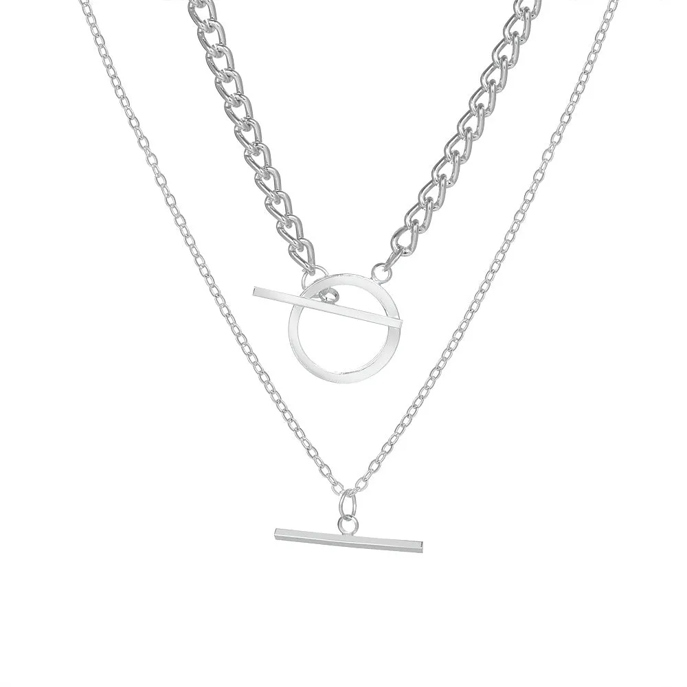 Double OT Chain Necklace