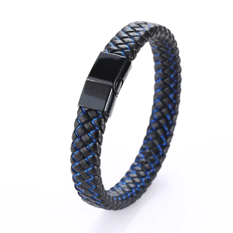 European and American Fashion Simple Style Handmade Microfiber Leather Bracelet