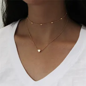 Female Clavicle Pendant Necklace