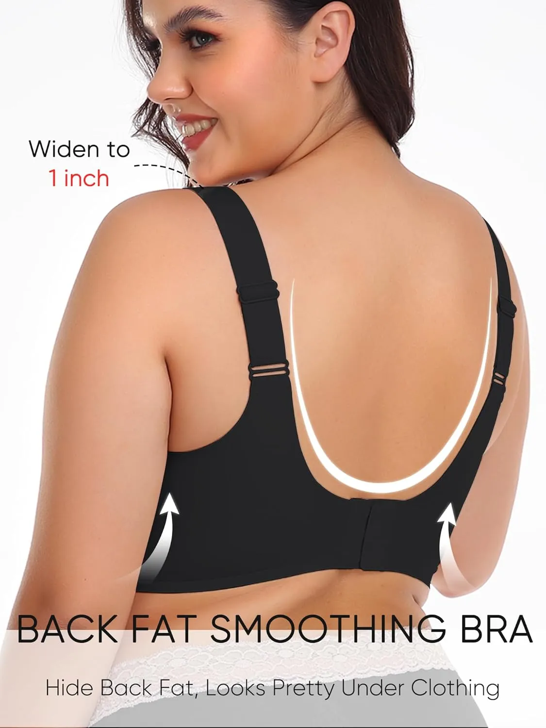Gailife Womens Wireless Push Up Bras for Women No Underwire Seamless Full Coverage Supportive T Shirt Everyday Bras