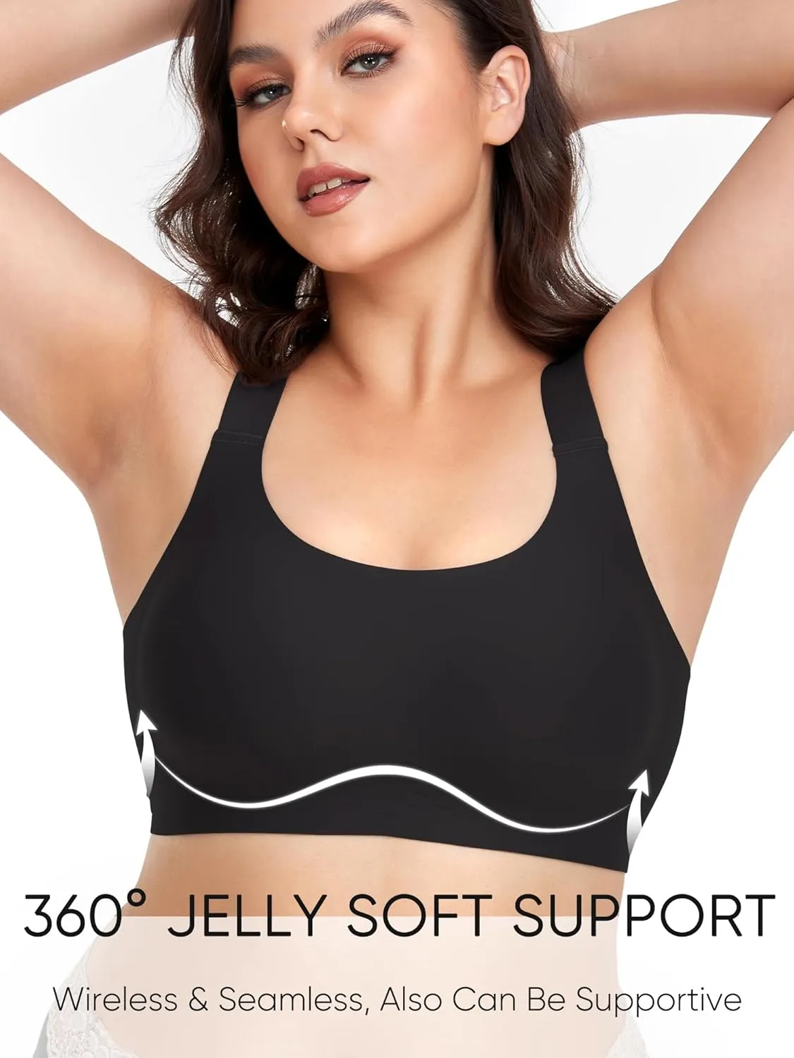 Gailife Womens Wireless Push Up Bras for Women No Underwire Seamless Full Coverage Supportive T Shirt Everyday Bras