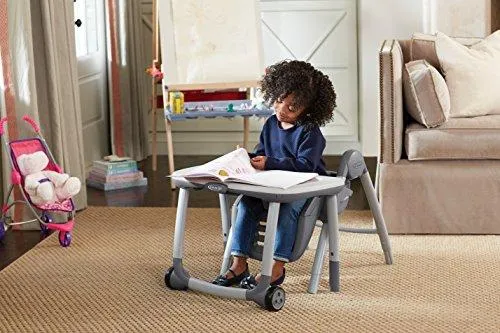 Graco Table2Table Premier Fold 7 in 1 Convertible High Chair | Converts to Dining Booster Seat, Kids Table and More, Landry