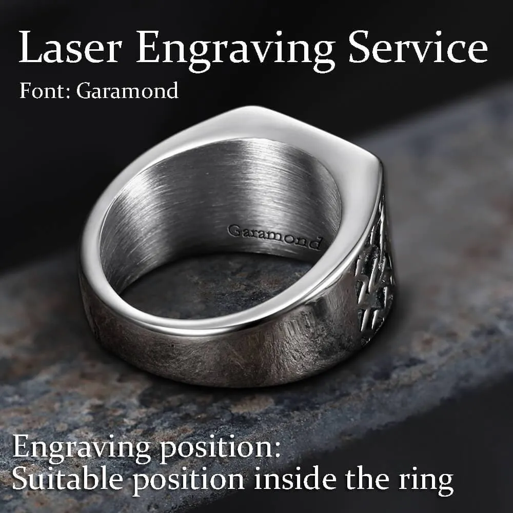 Irish Claddagh Stainless Steel Celtic Knots Ring