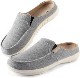 LazyStep Men's Orthopedic Slippers with Arch Support, Slip on Indoor Outdoor House Shoes