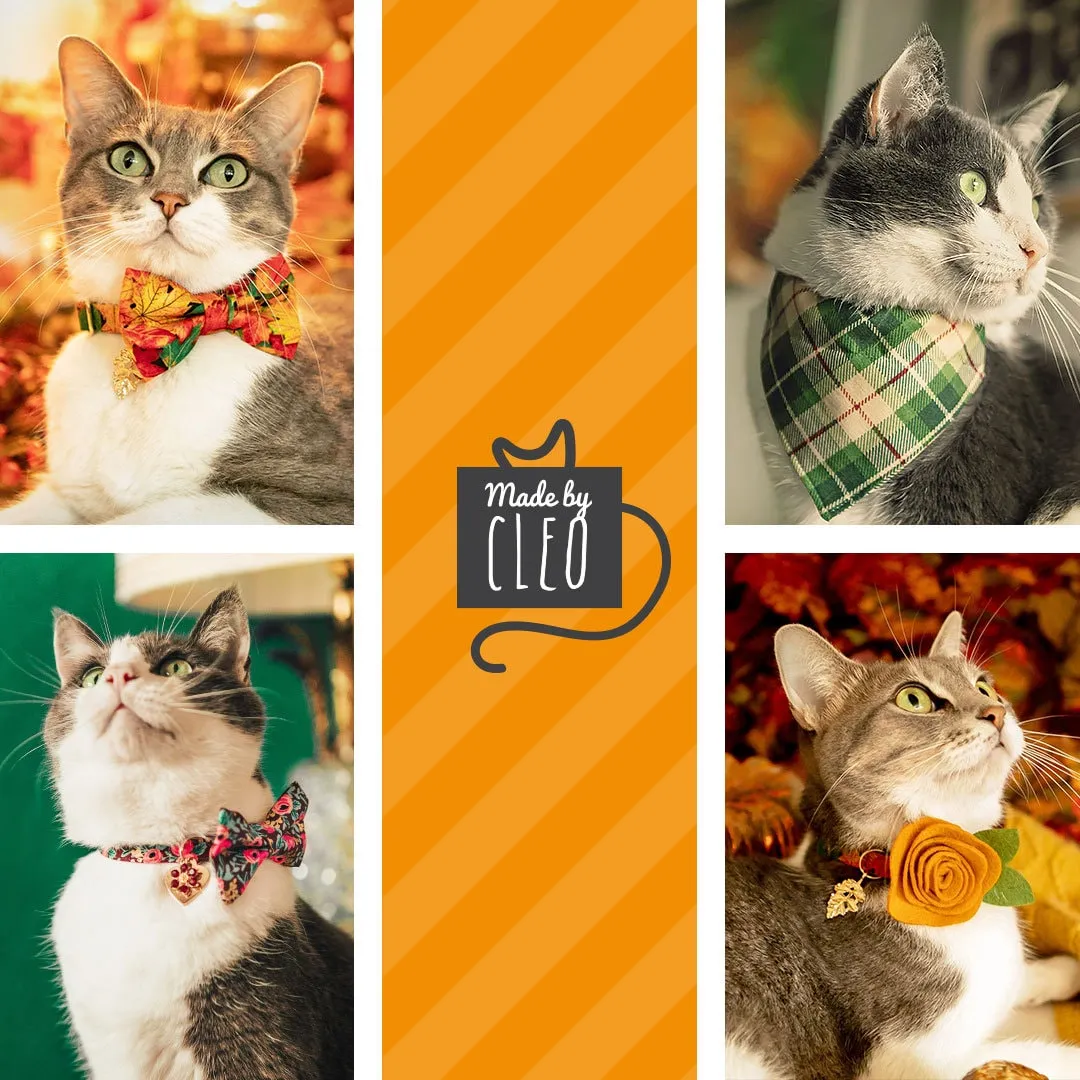 Pet Bow Tie - "Dinosaurus Rex" - Colorful Dinosaur Cat Bow Tie / For Cats   Small Dogs (One Size)