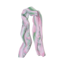 "Day Dream" Silk Long Scarf - Pink