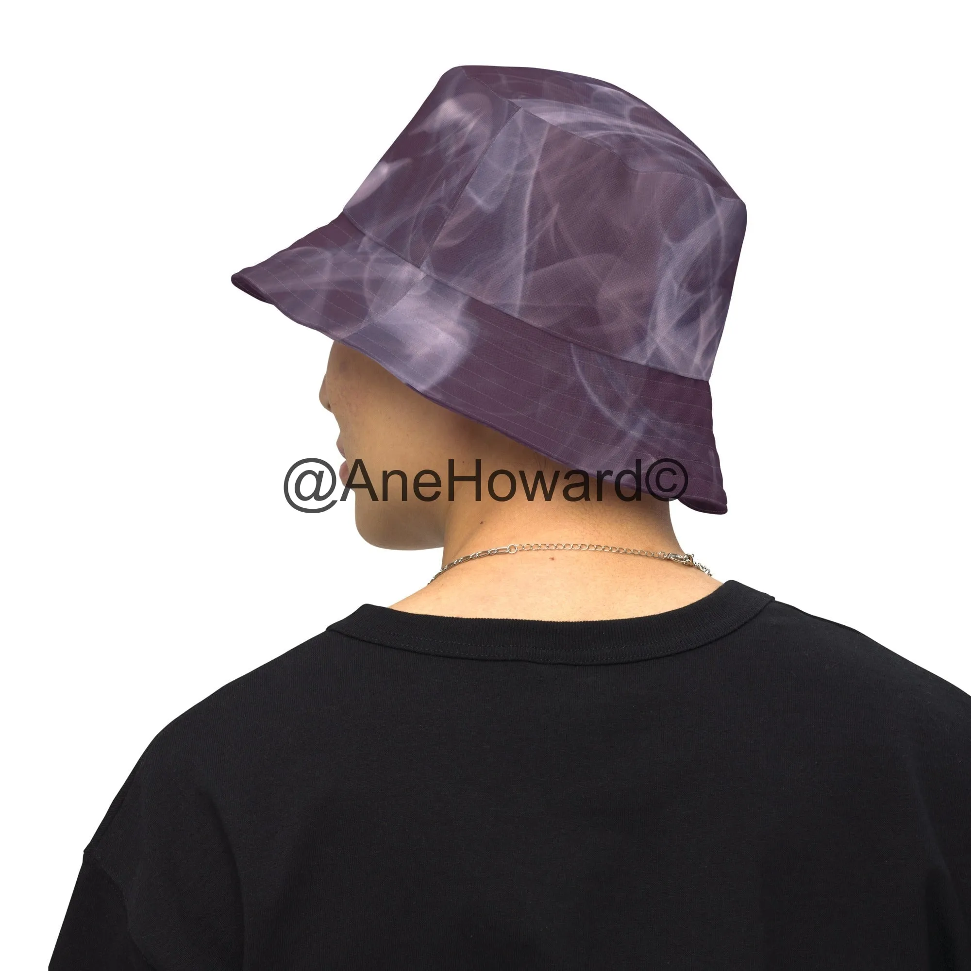Reversible Bucket  Hat Smoke