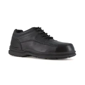 Rockport Five Eye Tie Casual Moc Toe Oxford Men's World Tour Steel Toe Shoe's Rk6761 In Black