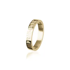 Runic Gold Ring GR263