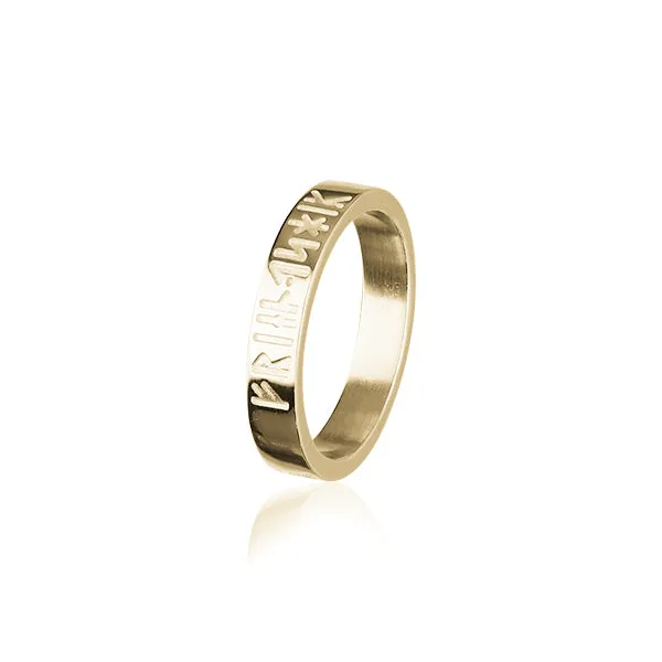 Runic Gold Ring GR263