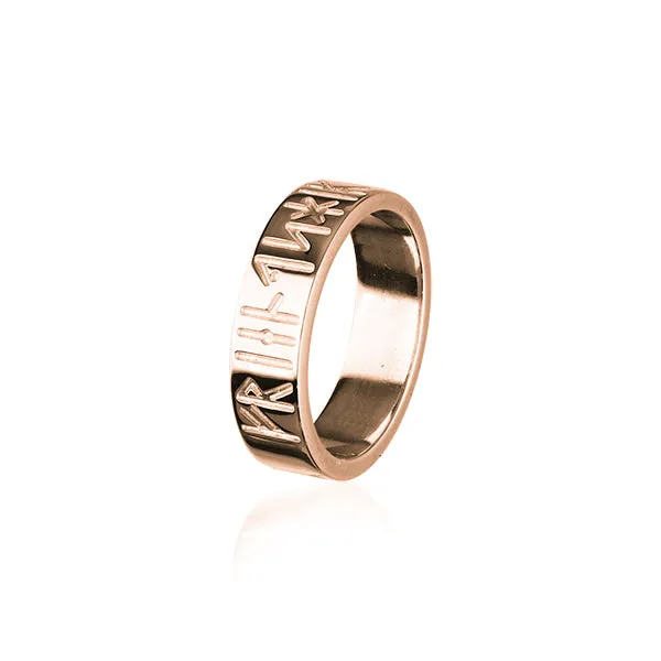 Runic Silver Ring R262