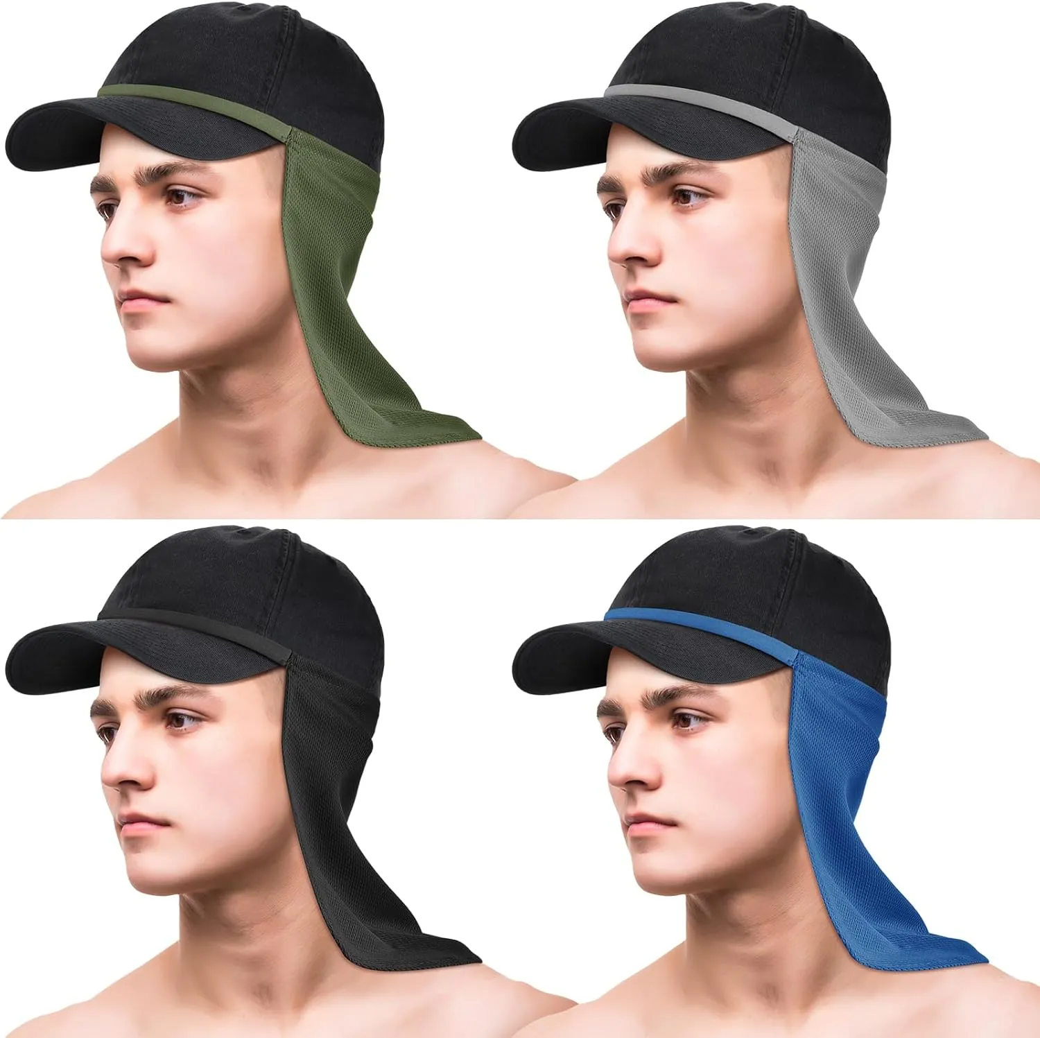 Tatuo Unisex Neck Gaiter UV Face Cover Sun Protection Neck Drape Multifunctional 2 in 1 Face Covering for Outdoor Sports Fishing