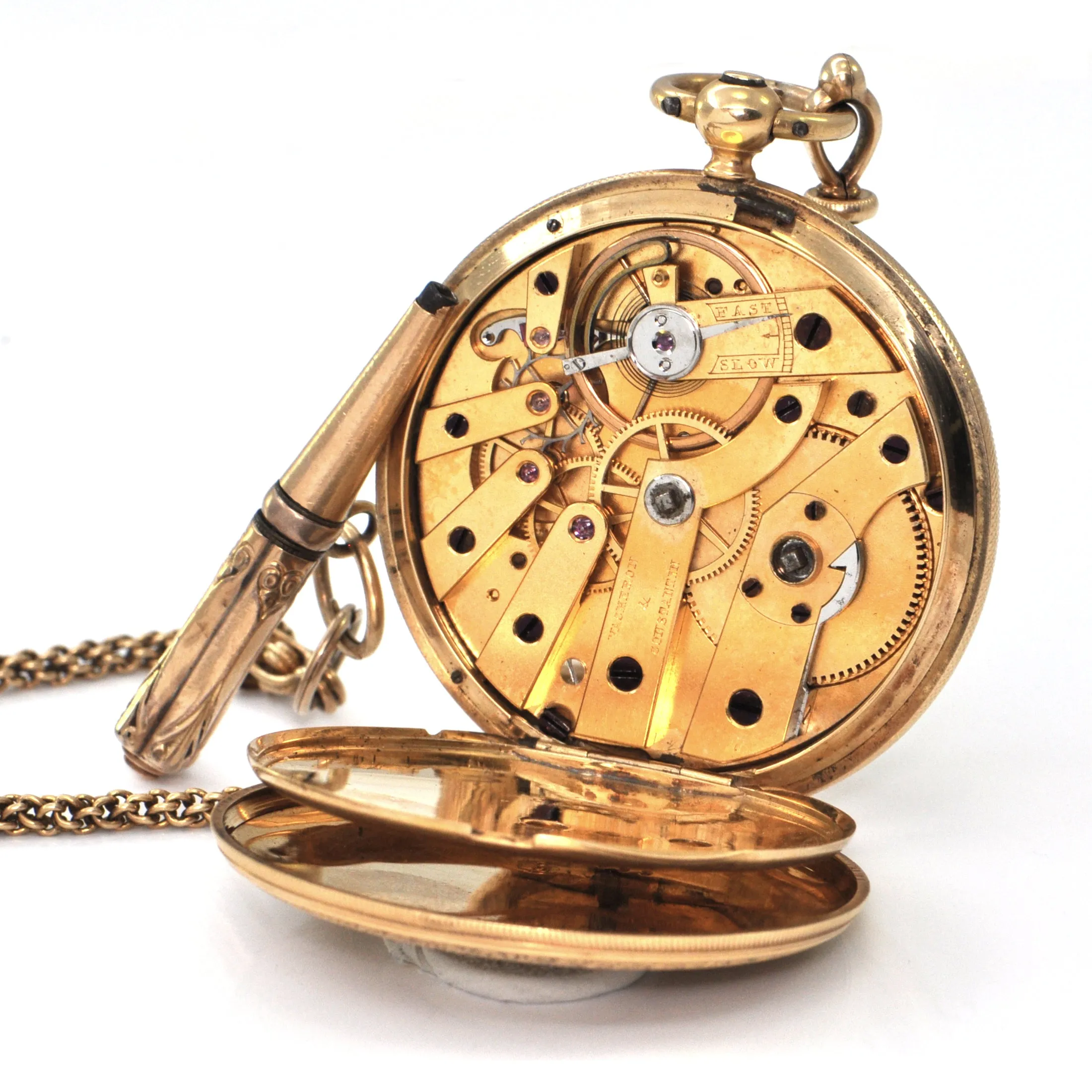 Vacheron & Constantin 18K & 14K Yellow Gold Double Hunter Pocket Watch C.1855