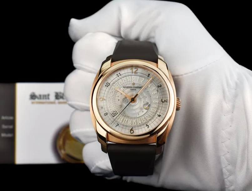 VACHERON CONSTANTIN - 18kt Rose Gold Quai de L'ile Silver Dial 86050