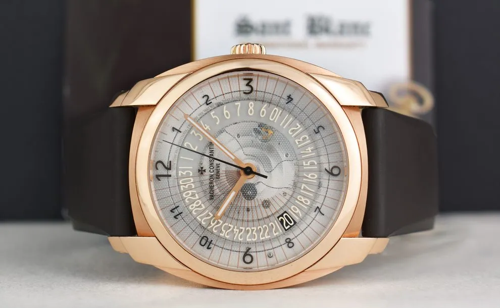 VACHERON CONSTANTIN - 18kt Rose Gold Quai de L'ile Silver Dial 86050