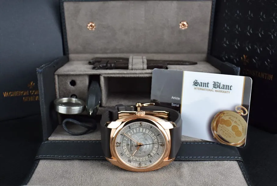 VACHERON CONSTANTIN - 18kt Rose Gold Quai de L'ile Silver Dial 86050