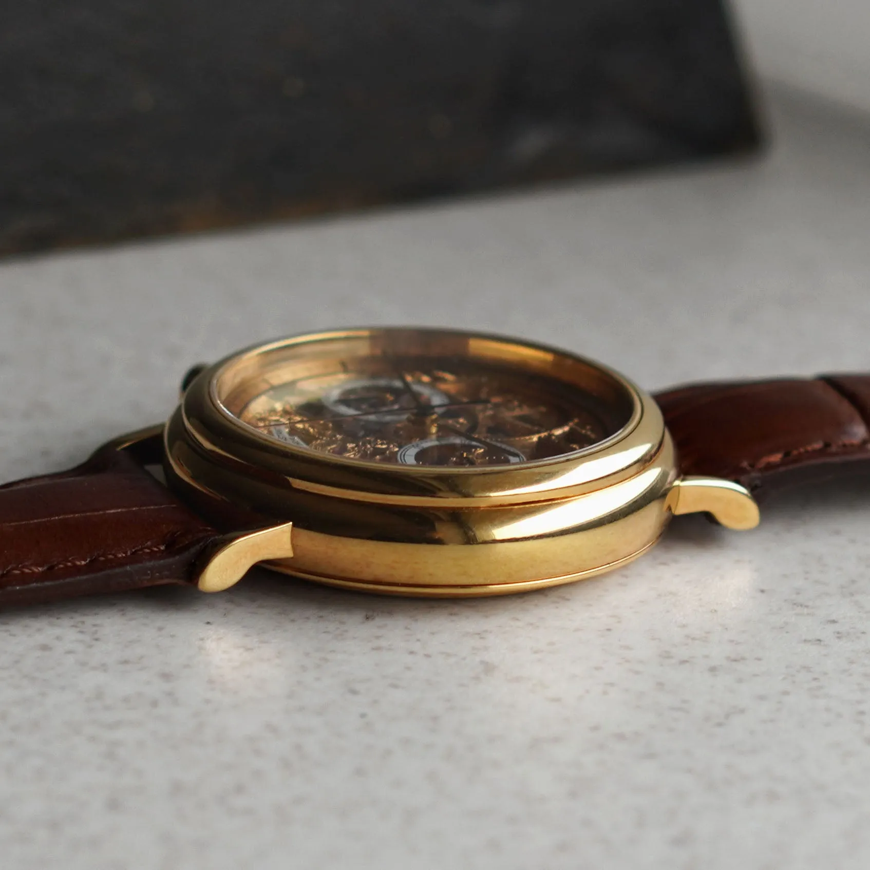 Vacheron Constantin Skeletonised Chronograph, Yellow Gold