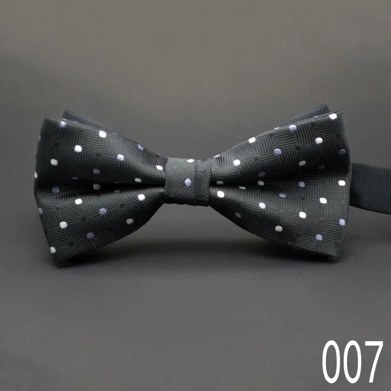Wedding Ties Adjustable Satin Men Dot Tuxedo Classic Party Novelty Bow Tie Necktie pajaritas hombre noeud papillon men