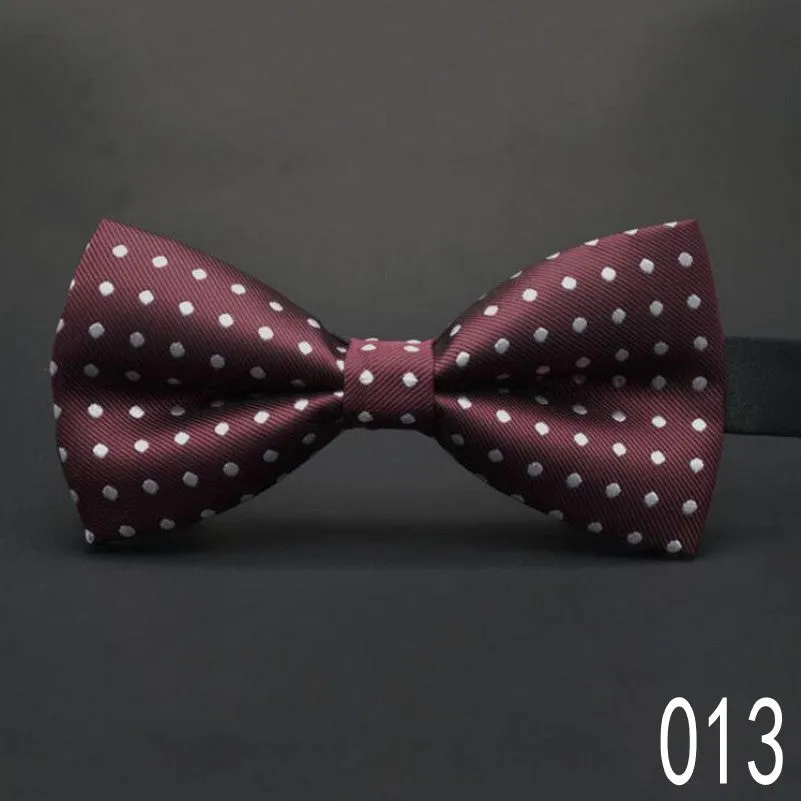 Wedding Ties Adjustable Satin Men Dot Tuxedo Classic Party Novelty Bow Tie Necktie pajaritas hombre noeud papillon men