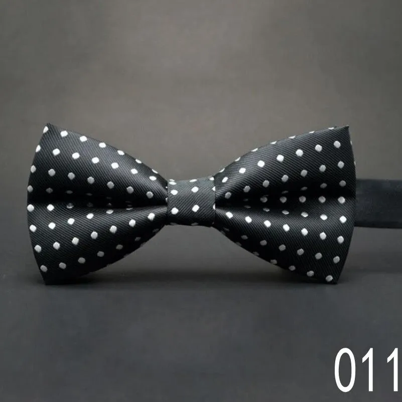 Wedding Ties Adjustable Satin Men Dot Tuxedo Classic Party Novelty Bow Tie Necktie pajaritas hombre noeud papillon men
