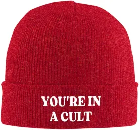 You're in A Cult Knit Hat Men Women Warm Winter Hat Beanie Fashion Cap